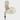 Layover & Co. branded golf iron cover in ivory white and beige color leather with magnetic