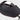 Close-up of a black leather golf icon cove with 'LAYOVER' branding on a white background