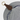 Gray golf bucket hat with a brown leather magnetic hat clip and visible brand logo on a light gray background