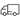 Icon of a delivery truck on a white background