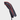 A black pebbled leather golf driver headcover with vibrant red contrast stitching, shown on a light gray background.