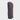 A black pebble leather golf driver head cover with red contrast stitching and piping 