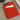 Red passport holder with 'LAYOVER and Co.' branding on a textured surface